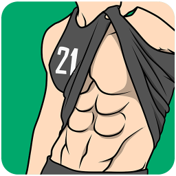 Logo Bauchmuskel Workouts - 21 Tage