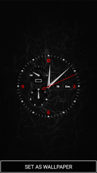 Herunterladen Cool Clock Live Wallpaper Personalisierung für Android Bildschirmfoto 3
