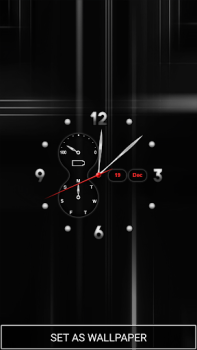 Herunterladen Cool Clock Live Wallpaper Personalisierung für Android Bildschirmfoto 5