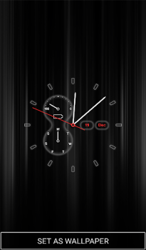 Herunterladen Cool Clock Live Wallpaper Personalisierung für Android Bildschirmfoto 7