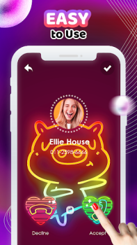 Herunterladen Bildschirm-Designs anrufen Personalisierung für Android Bildschirmfoto 3