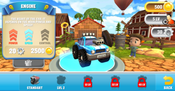 Herunterladen Cartoon Hot Racer 3D Rennen für Android Bildschirmfoto 2