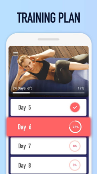 Herunterladen Flacher Bauch Training Gesundheit & Fitness für Android Bildschirmfoto 5
