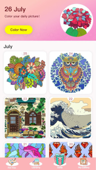 Herunterladen Color Master: Coloring Games Unterhaltung für Android Bildschirmfoto 4