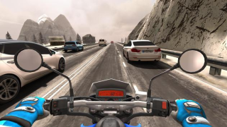 Herunterladen Traffic Rider Rennen für Android Bildschirmfoto 2
