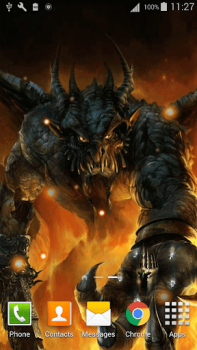 Herunterladen Demon Live Wallpaper Personalisierung für Android Bildschirmfoto 2