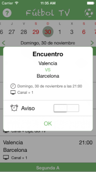 Herunterladen Futbol TV Sport für Android Bildschirmfoto 2