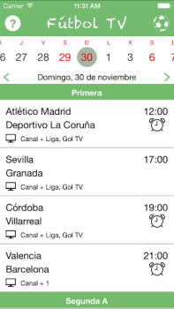 Herunterladen Futbol TV Sport für Android Bildschirmfoto 5