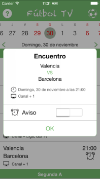 Herunterladen Futbol TV Sport für Android Bildschirmfoto 6