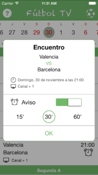 Herunterladen Futbol TV Sport für Android Bildschirmfoto 7