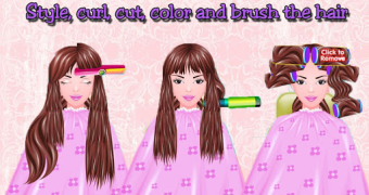 Herunterladen Free Girls Game Hair Salon Gelegentlich für Android Bildschirmfoto 7