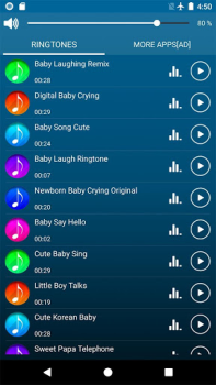 Herunterladen Baby klingt Klingeltöne Personalisierung für Android Bildschirmfoto 2