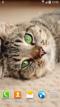Herunterladen Cat Live Wallpaper Personalisierung für Android Bildschirmfoto 3