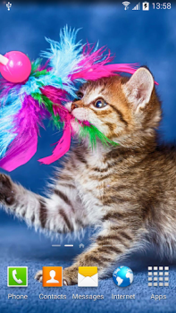 Herunterladen Cat Live Wallpaper Personalisierung für Android Bildschirmfoto 4