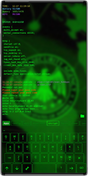Herunterladen Aris Launcher, Hacker Style UI Personalisierung für Android Bildschirmfoto 3