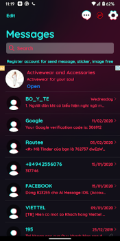 Herunterladen Messages - Texting OS 18 Kommunikation für Android Bildschirmfoto 3