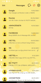 Herunterladen Messages - Texting OS 18 Kommunikation für Android Bildschirmfoto 4
