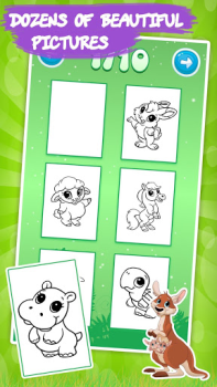Kinder Tier-Malbuch