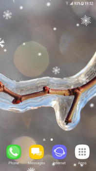 Herunterladen Beautiful Winter Live Wallpape Personalisierung für Android Bildschirmfoto 2