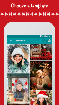 Herunterladen Christmas Photo Frames & Cards Foto für Android Bildschirmfoto 4
