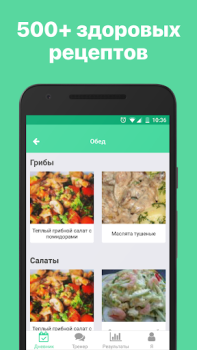Herunterladen Счетчик калорий диета 10Levels Gesundheit & Fitness für Android Bildschirmfoto 4