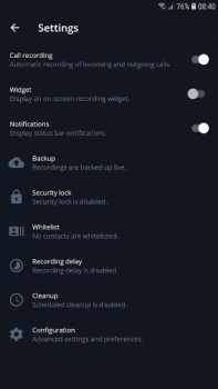 Herunterladen Anruf Aufnehmen Werkzeuge für Android Bildschirmfoto 3