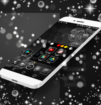 Herunterladen Black Theme Launcher Personalisierung für Android Bildschirmfoto 3