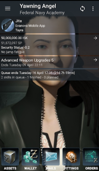 Herunterladen Evanova für Eve Online Unterhaltung für Android Bildschirmfoto 4