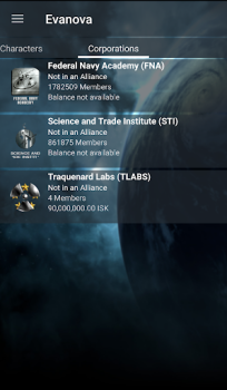 Herunterladen Evanova für Eve Online Unterhaltung für Android Bildschirmfoto 5
