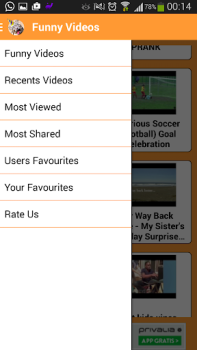 Herunterladen Free Funny Videos for Whatsapp Unterhaltung für Android Bildschirmfoto 5