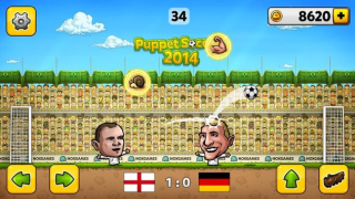 Herunterladen Puppet Soccer – Fußball Sport Spiele für Android Bildschirmfoto 3