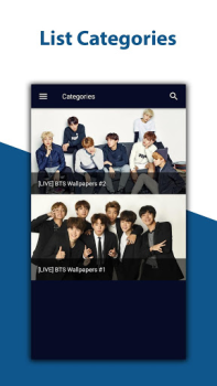 Herunterladen BTS Live Wallpapers Personalisierung für Android Bildschirmfoto 2