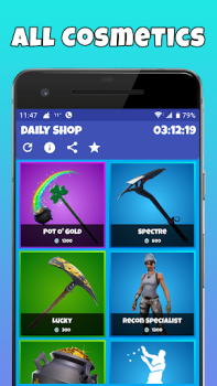 Herunterladen Daily shop for Battle Royale Unterhaltung für Android Bildschirmfoto 2