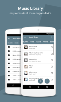 Herunterladen NRG Player musik-player Musik und Audio für Android Bildschirmfoto 4