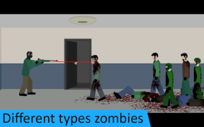 Herunterladen Flat Zombies: Defense&Cleanup Aktion für Android Bildschirmfoto 2