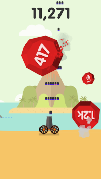 Herunterladen Ball Blast Cannon blitz mania Arkade für Android Bildschirmfoto 4