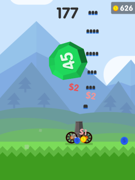 Herunterladen Ball Blast Cannon blitz mania Arkade für Android Bildschirmfoto 7