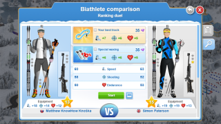 Herunterladen Biathlon Mania Sport Spiele für Android Bildschirmfoto 5
