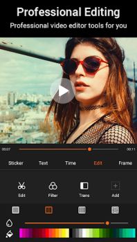 Herunterladen Beauty Video - Video Editor Video-Player und -Editoren für Android Bildschirmfoto 2
