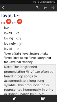 Herunterladen English Pronouncing Dictionary Bildung für Android Bildschirmfoto 2