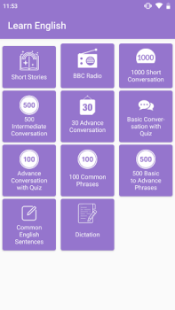 Herunterladen English Listening & Speaking Bildung für Android Bildschirmfoto 3