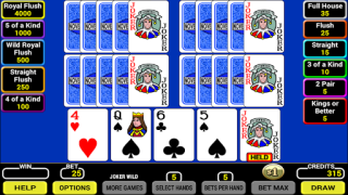Herunterladen Five Play Poker Kasino für Android Bildschirmfoto 3