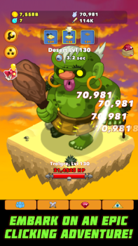 Herunterladen Clicker Heroes Rollenspiele für Android Bildschirmfoto 3