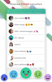 Herunterladen Emoji Contact Maker Kommunikation für Android Bildschirmfoto 2