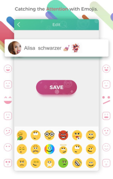 Herunterladen Emoji Contact Maker Kommunikation für Android Bildschirmfoto 3