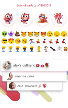 Herunterladen Emoji Contact Maker Kommunikation für Android Bildschirmfoto 4