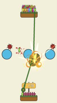 Herunterladen Rope Rescue! - Unique Puzzle Puzzle-Spiele für Android Bildschirmfoto 3