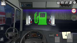 Herunterladen Mercedes Benz Truck Simulator Simulatoren für Android Bildschirmfoto 2