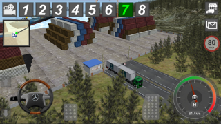 Herunterladen Mercedes Benz Truck Simulator Simulatoren für Android Bildschirmfoto 3