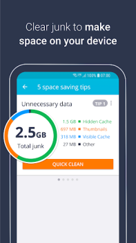 Herunterladen AVG Cleaner – Cleaner Werkzeuge für Android Bildschirmfoto 3